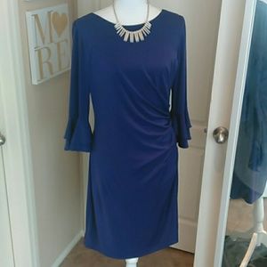 Chicos Purple Dress Sz 1 will fit sz 12, 14